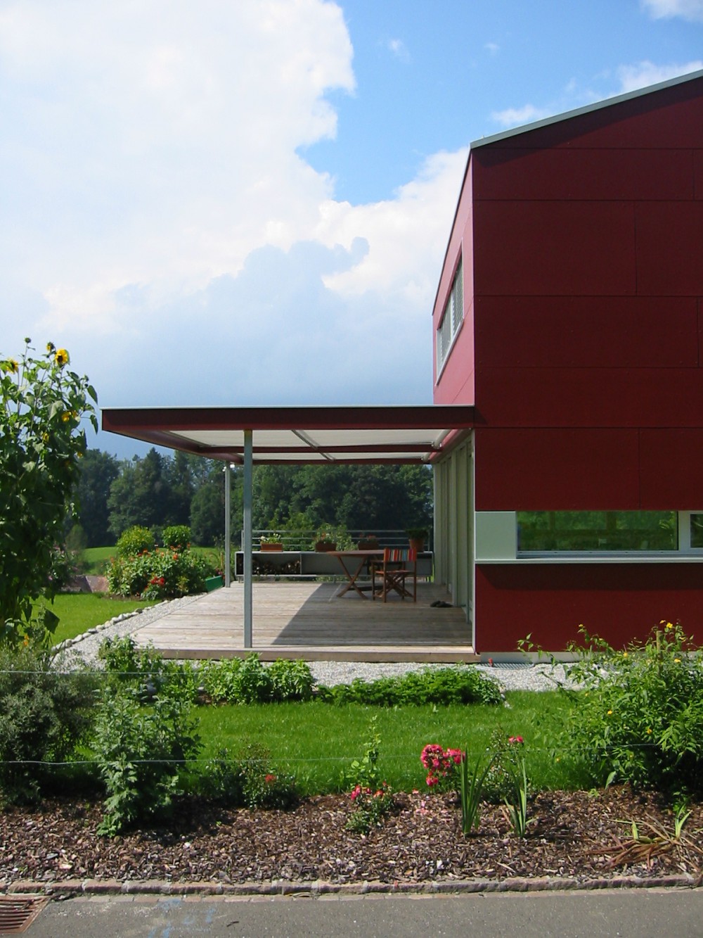 Neubau Einfamilienhaus Holzelementbau, Schellenberg 2005