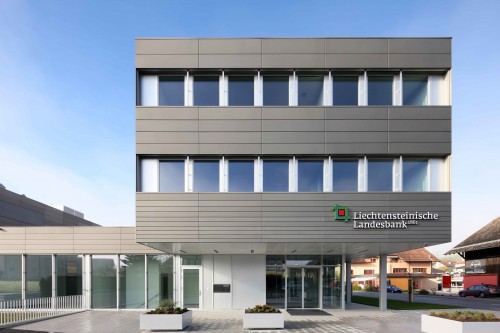 Neubau Liechtensteinische Landesbank Geschäftsstelle Eschen, 2012