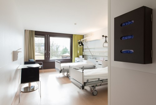 Landesspital Neugestaltung Patientenzimmer, Vaduz 2017