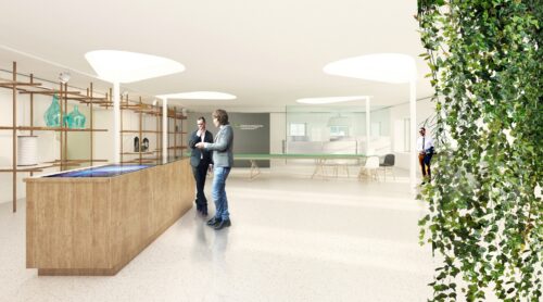 WB Umgestaltung Liechtensteinische Landesbank, Geschäftsttelle Balzers, 1. Preis, 2017